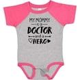 thumbnail image 3 of Inktastic My Mommy is a Doctor and a Hero Boys or Girls Baby Bodysuit, 3 of 5