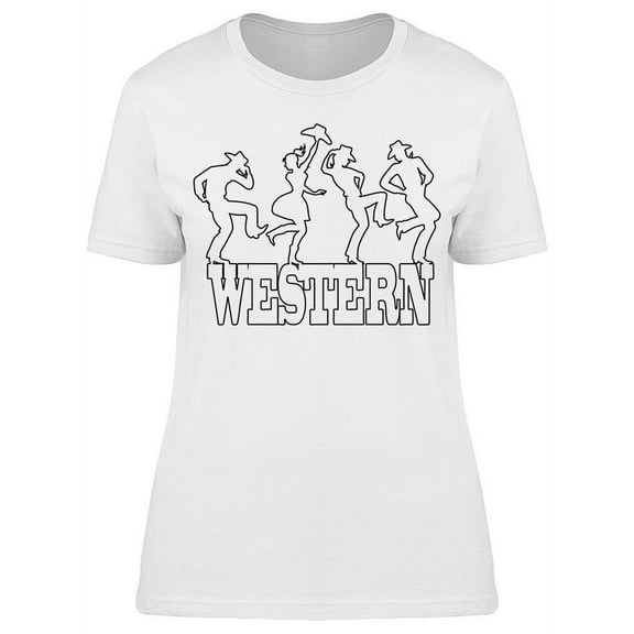 Western Dancers T-Shirt Women -Image by Shutterstock, Female Large