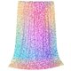 thumbnail image 2 of Balery Colorful Glitters Manta de Felpa Suave y Acogedora – Cobija de Franela Aterciopelada para Cama, Lavable y Cálida para Sofá, Mascotas, Transpirable-50"x40", 2 of 7