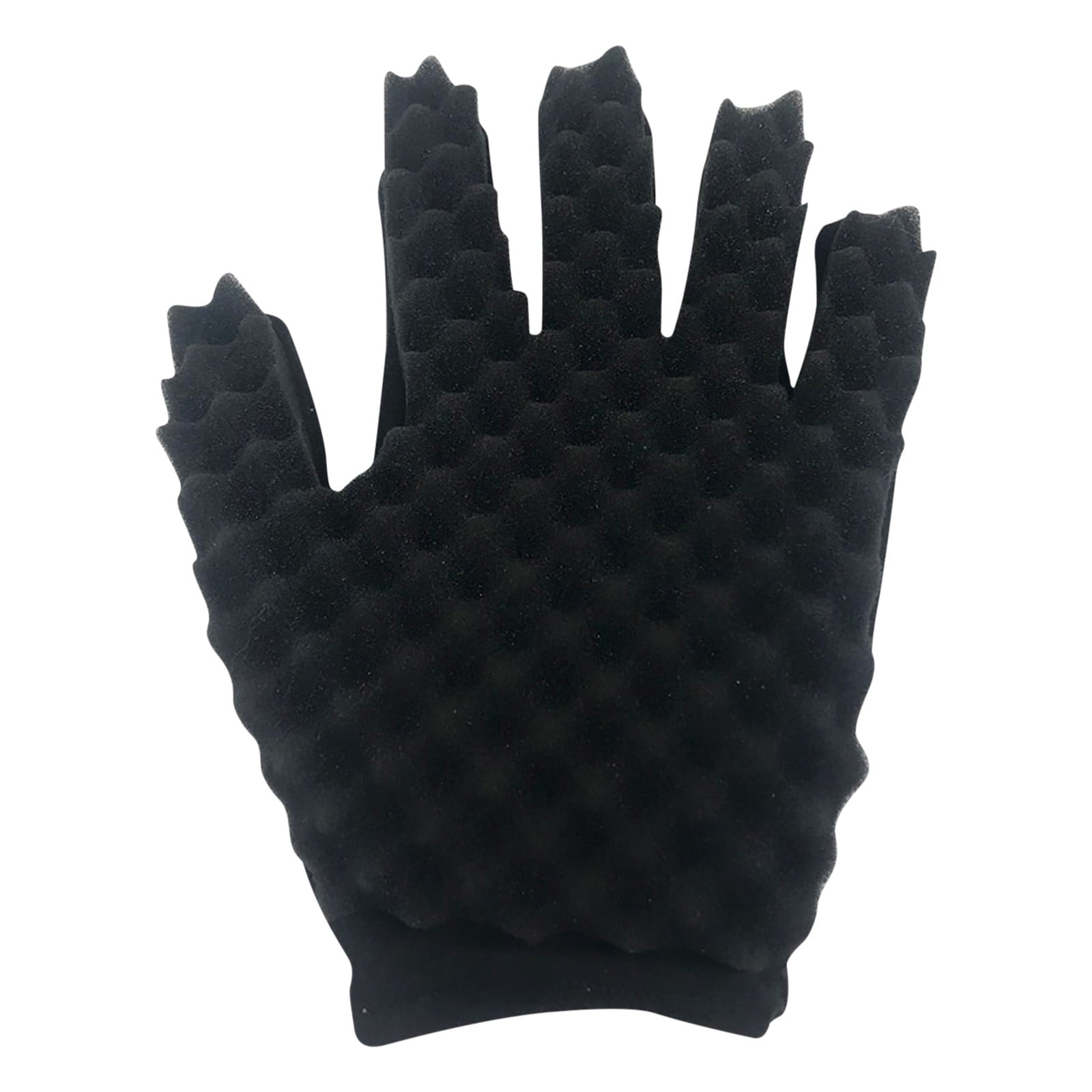 Sponge Eraser Black Curly Hair Gloves Modeling Gloves Curly Hair Sponge