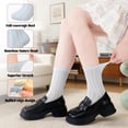 thumbnail image 4 of Bocaoying 8 Pairs Womens Ruffle Socks, Comfortable Frilly Socks, Exquisite Lettuce Socks, Princess Style Dress Crew Socks Lolita Gift for Ladies Girls, 4 of 7