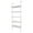 White, variant on Tcbosik 5-Tier Wall Mounted Ladder Shelf, 70.87" Tall Open Bookcase with Metal Frame & MDF Shelves, Vintage Display Organizer Rack Plant Stand for Living Room, Rustic Brown