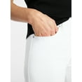 thumbnail image 5 of Time and Tru Women's High Rise Denim Bermuda Shorts, 9" Inseam, Sizes 0-20, 5 of 6