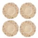 thumbnail image 2 of Apliques de madera, 4 piezas, 10 cm, forma redonda, apliques tallados, apliques para muebles, verdadera excelencia, 2 of 8