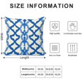 thumbnail image 2 of Blue And White Modern Art Geometric Pillow Covers,Blue And White Modern Art Geometric Throw Pillow Covers 24"×24" ,Living Room Sofa Couch Pillow Covers,Decorative Pillow Covers, 2 of 7