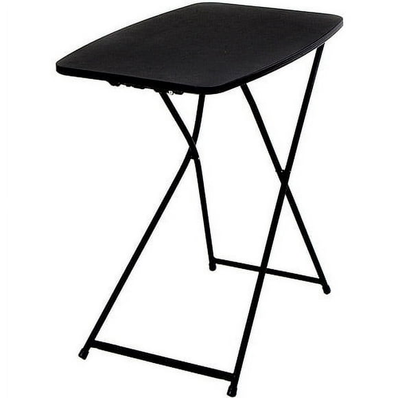 Mainstays 26" Adjustable Height Personal Folding Table, Black