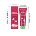 thumbnail image 2 of Strawberry Flavored Children's Toothpaste - Kids Toothpaste for Cleaning Teeth, Removing Yellow Stains & Plaque, Safe for Kids, Fluoride-Free - Children's Daily Oral Care, 2 of 9