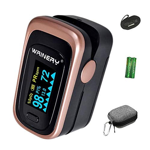 WRINERY Blood Oxygen Saturation Monitor, OLED Portable Oxygen Monitor