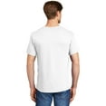 thumbnail image 4 of Hanes Ultimate Men's 5-Pack Tagless ComfortSoft Crewneck T-Shirt, White, Small, 4 of 5