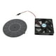 thumbnail image 1 of Ventilador de escape con energía solar de 10 W, panel solar de silicio monocristalino, kit de ventilación para caseta de mascotas, gallinero, autocaravana, invernadero., 1 of 14