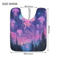 thumbnail image 5 of Yayeee Bath Rug for Bathroom Floor Non Slip Rectangle Fluffy Soft Absorbent Mat, 16"x24", Neon Jellyfish, 5 of 7