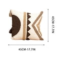 thumbnail image 4 of Lzobxe Pillow Covers Inch Cozy Microfiber Pillowcases, Bohemian Embroidered Cushion Cover Seasonal Decorations for Couch Sofa Bed Living Room, 4 of 7