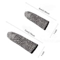 thumbnail image 4 of 10 PCS Finger Cots Cut Resistant Protector, Finger Covers for Cuts, Gloves Life Extender, Cut Resistant Finger Protectors for Kitchen, Work, Sculpture, Anti-Slip, Reusable (7cm), 4 of 5