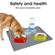 thumbnail image 5 of Estera de alimentación para mascotas, patrón de cachorro, resistente al agua, antideslizante, estera de silicona de grado alimenticio pequeño para comida de perros para pisos, 5 of 8