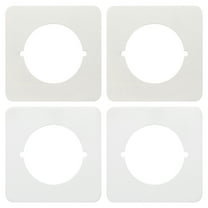 Uxcell Door Knob Plates, 2 Pcs Square Plate Cover for Door Deadbolt White