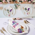 thumbnail image 2 of Happy Birthday Cloth Napkins, Colorful Balloon Gifts Patterns Washable and Reusable Dinner Napkins Set of 8, Table Napkin for Kitchen Party Birthday Wedding Hotel Housewarming 20"x20", 2 of 8