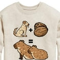 thumbnail image 3 of Instant Message - Gamer - Dog + Coconut - Toddler & Youth Crewneck Fleece Sweatshirt, 3 of 6