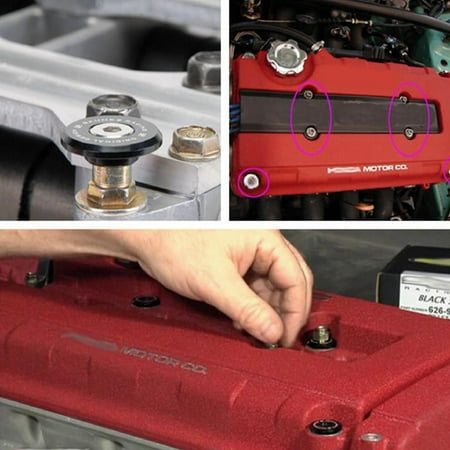 

XWQ 1 Set Engine Washer Slim Anti-corrosive Aluminium Alloy Heat-resistant Washer Bolt for Acara Intergra
