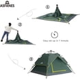 thumbnail image 3 of Automatic   Camping Tent for 2-3 Person  Setup Waterproof Windproof Dome Tent with Rainfly, 3 of 7