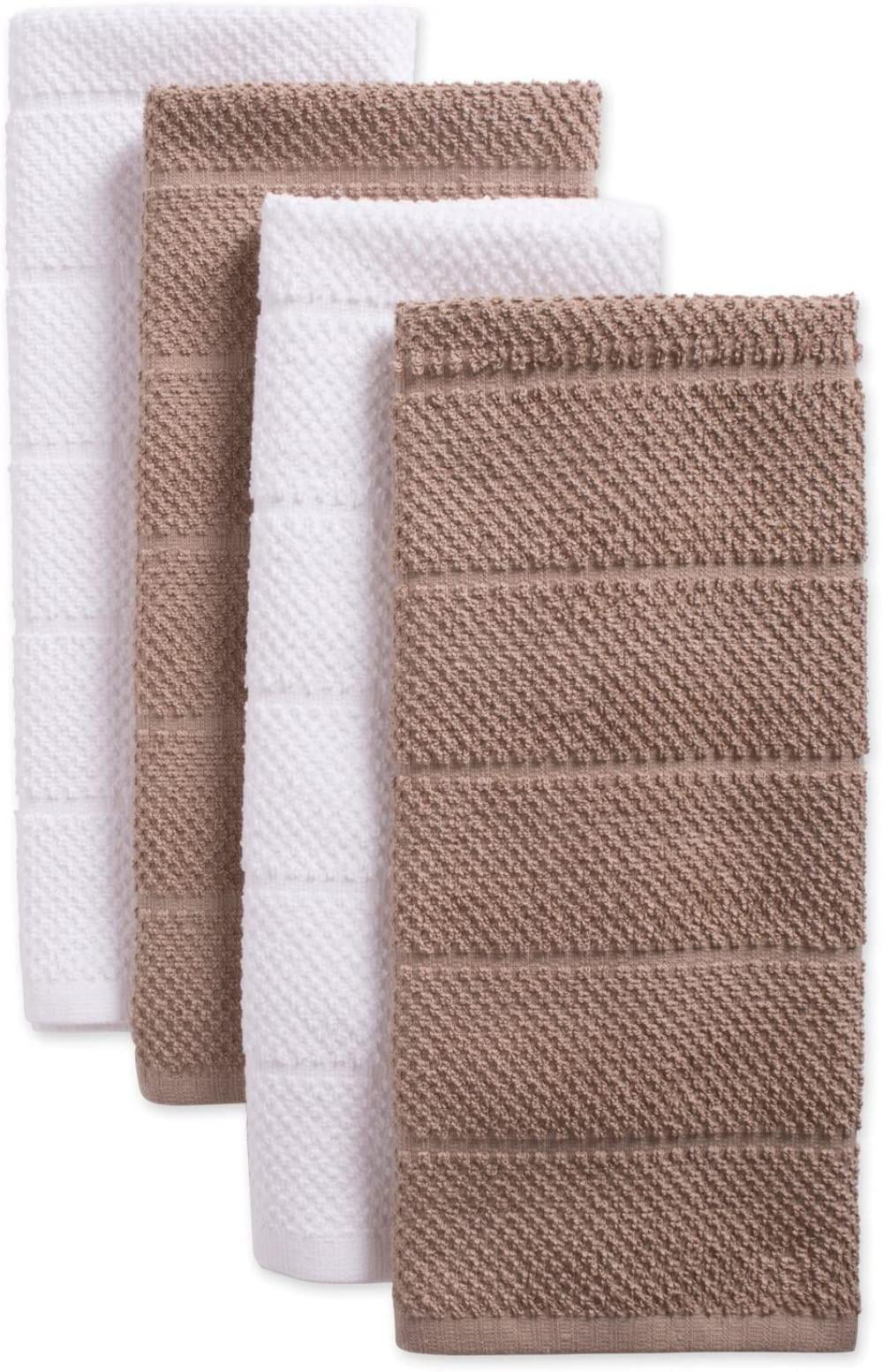 BcTlyInc Cotton Luxury Chef Terry Dish Towels, 16x26