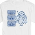 thumbnail image 3 of Disney - Lilo & Stitch - Sketched Faces of Stitch - Men's Short Sleeve Graphic T-Shirt, 3 of 5