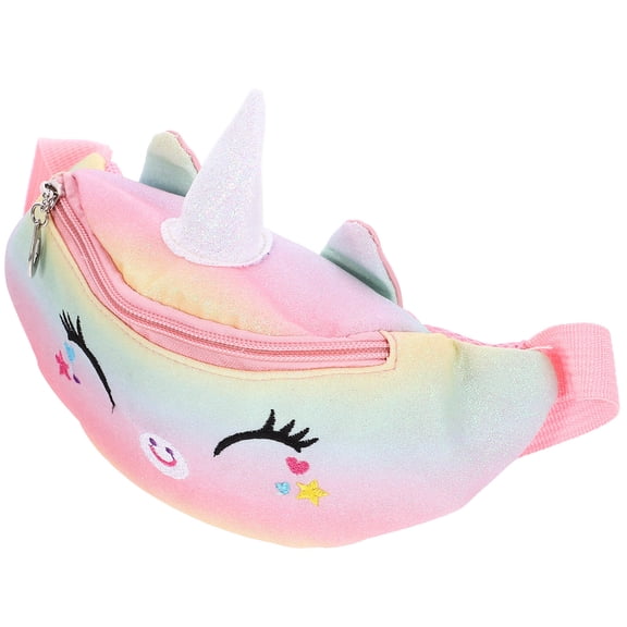 BESTYASH Lavender Lovely Unicorn Crossbody Bag Durable Casual Waist Bag for Shopping Hiking