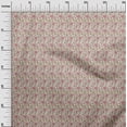 thumbnail image 3 of oneOone Polyester Spandex White Fabric Floral Craft Projects Decor Fabric Printed By The Yard 56 Inch Wide, 3 of 5