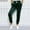 Green, variant on Women's Velvet Velour Pants Casual Drawstring Elastic Waist Cinch Bottom Joggers Pants Winter Warm Soft Slim Fit Sweatpants