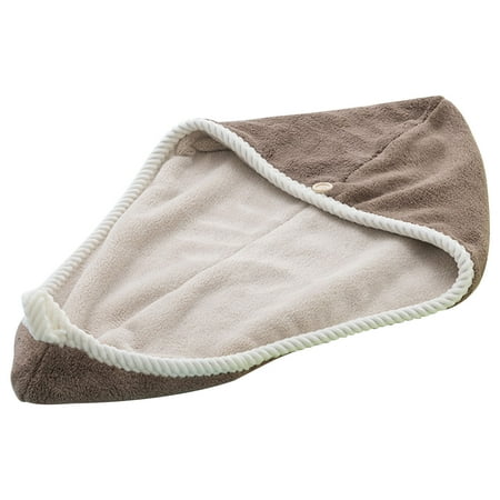 

Gyedtr Double Coral Fleece Hair Drying Cap Women S Microfiber Absorbent Quick Drying Hat Instant Dry Hair Towel Fast Drying Hair Towel