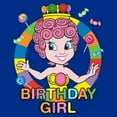 thumbnail image 2 of Junior's Candy Land Princess Lolly Birthday Girl  Graphic T-Shirt, 2 of 4