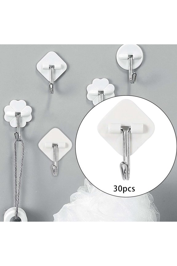 Wall Mounted Wall Hooks Single Prong Coat Hooks Towel Hanger Coat Key Hooks Towel Hook Entryway Home Dining Room Bathroom Rhombus