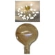 thumbnail image 1 of Pantalla de cristal decorativa Salvador para candelabro marrón claro, 1 of 10