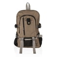 thumbnail image 6 of Anvazise Men Canvas Backpack School Rucksack Vintage Satchel Shoulder Travel Laptop Bag Army Green One Size, 6 of 13
