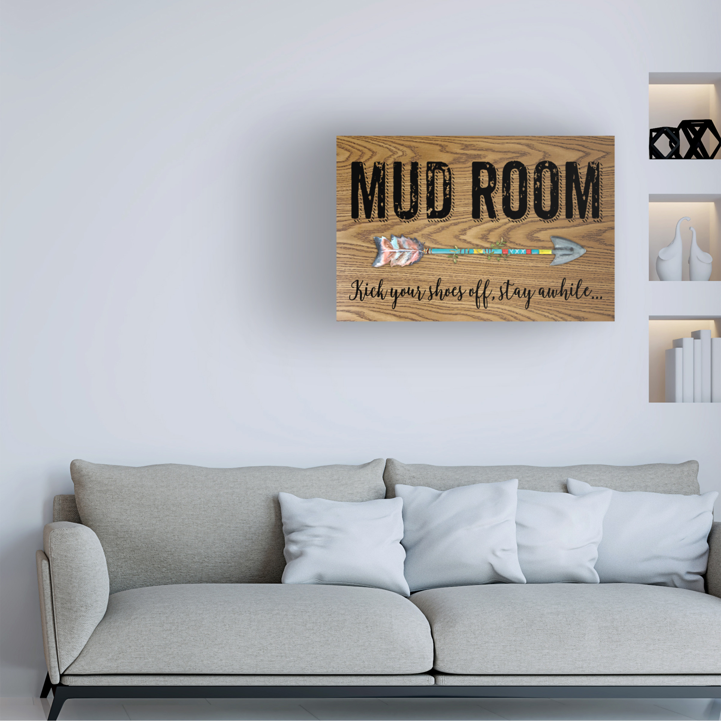 Trademark Fine Art 'Mud Room 1' Canvas Art by Jean Plout