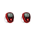 thumbnail image 1 of Matsuzay Puntada marcador dedo contador LCD pantalla Digital electrónica portátil temporizador mano anillo costura tejer Rojo 4.5*3.5*1.2 cm 2Conjunto, 1 of 6