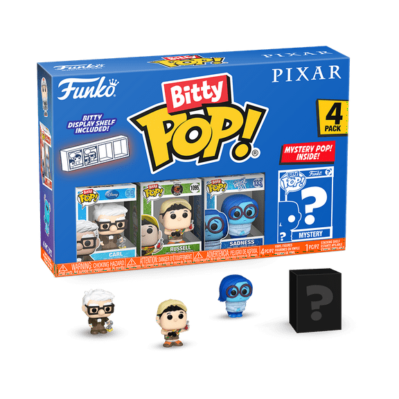 Funko Bitty POP! 4-Pack: Pixar - UP Collectible Vinyl Mini-Figures