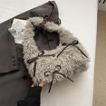 thumbnail image 3 of Bolso La Axila Bag Hombro Mujer El Felpa Con Bolsillo Interior, 3 of 9