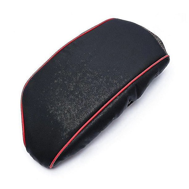Compartimento central para coche, tapa, reposabrazos, funda protectora de cuero, cojín