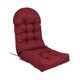 thumbnail image 2 of Cojín para silla con respaldo alto, cojín para mecedora, cojín para tumbona, cojín para patio Rojo, 2 of 9