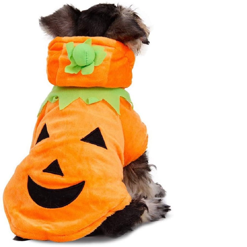 Dog Cat Halloween Pumpkin Costume,Pet Cosplay Costumes,Puppy Warm