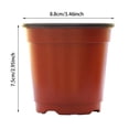 thumbnail image 2 of Hbdhejl 50 Packs Plastic Nursery Pots With Holes Reusable Plastic Pots Starting Pot Flower Container For Succulents Seedlings Cuttings Transplanting, 2 of 6
