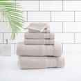 thumbnail image 1 of hometrends Solid Bath Towel 6-Piece Set, Tan, 1 of 6