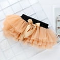 thumbnail image 5 of JAHH Children's Lightweight Clearance Dresses Baby Girls Soft Fluffy Tutu Skirt Shorts Solid Bowknot Patchwork Party Carnival Mesh Tutu Skirt for Casual Clothing(3-6 Months,Beige), 5 of 5