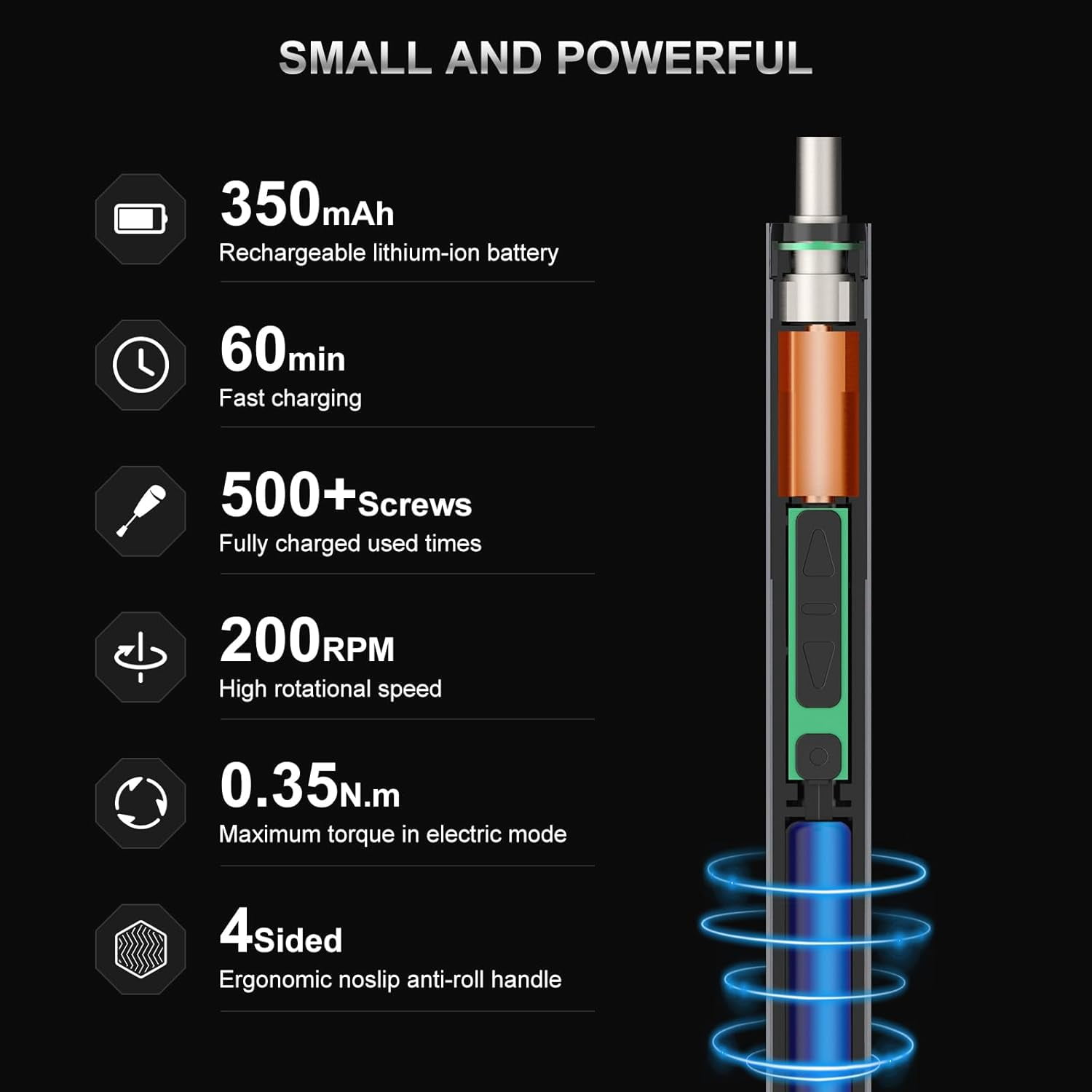 144-Piece Electric Precision Screwdriver Set, Cordless Rechargeable Power Screwdriver for PC, Laptop, Phone Repair