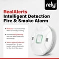 thumbnail image 3 of Rely RealAlerts 10-Year Battery Smoke Alarm with Voice Alerts and LED Warning, 1 Pack, 3 of 7