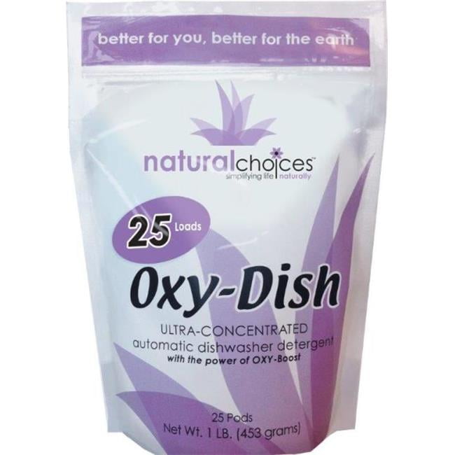 Natural Choices Oxy-Dish Dishwasher Detergent Pods 1 lbs