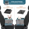 thumbnail image 5 of Petsfit Asiento para Perro Auto para Perros pequeños, Asiento Perro Carro Perros con Correa de Clip, Correas Ajustables, Perfecto para Mascotas pequeñas de hasta 25 Libras (Gris), 5 of 5