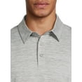 thumbnail image 2 of Birdie Bound Men's and Big Men’s Broken Stripe Golf Polo, Sizes S-5XL, 2 of 5