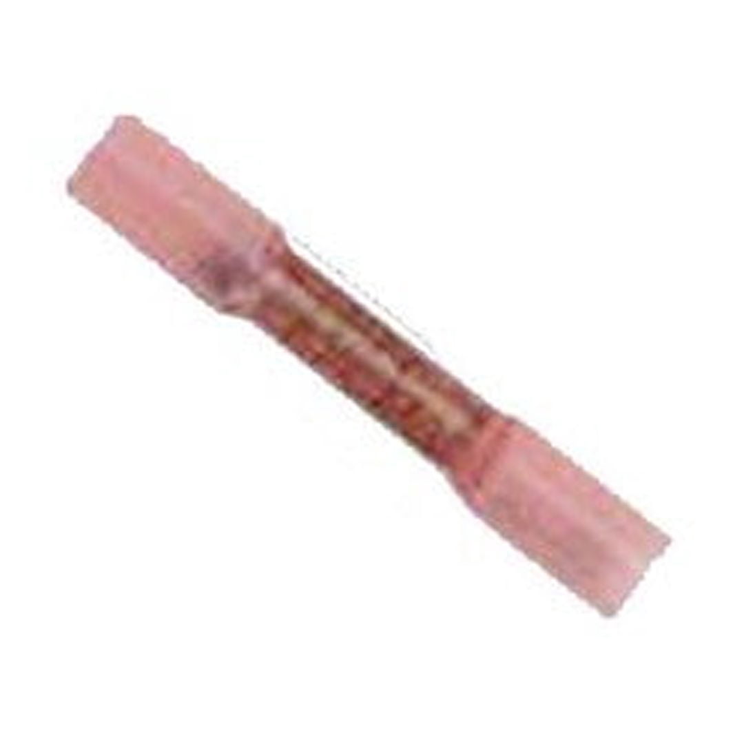 Set of 100 Pink Ancor 22-18 Butt Connectors Heat Shrink Tubing, 7"