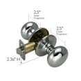 thumbnail image 6 of Design House Cambridge Passage Hall and Closet Door 2-Way Knob, Polished Chrome, 6 of 16
